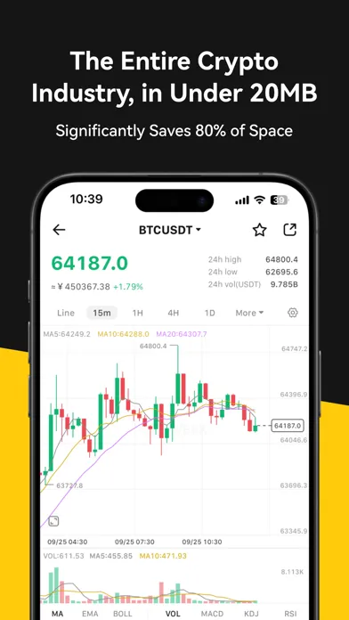 Captures d'écran de WEEX - Buy Bitcoin & Crypto