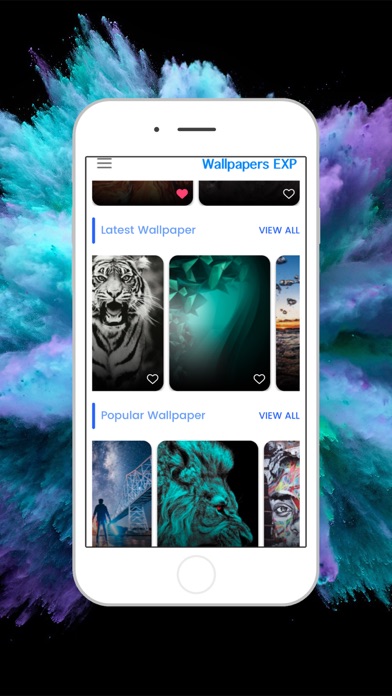 ภาพหน้าจอของ Wallpaper Explosion- 4k & Live