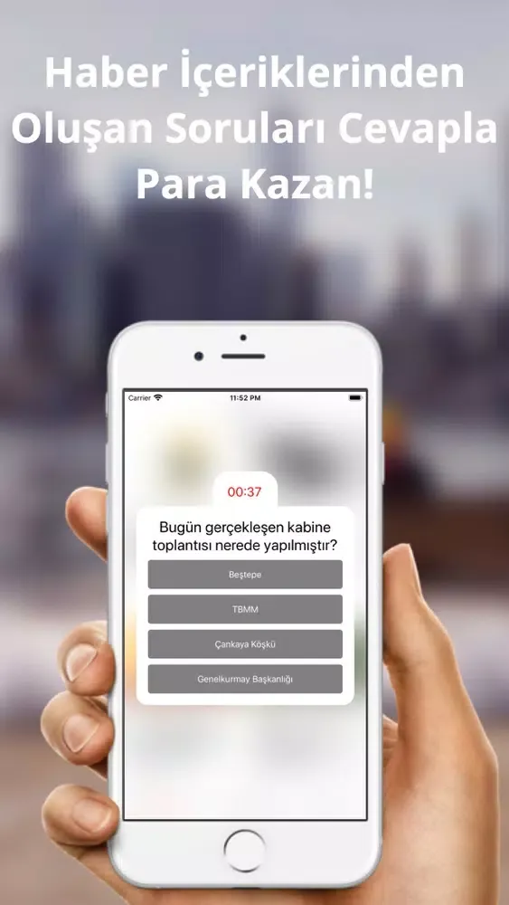 Ảnh chụp màn hình của Savvy: Haber Oku Ödül Kazan