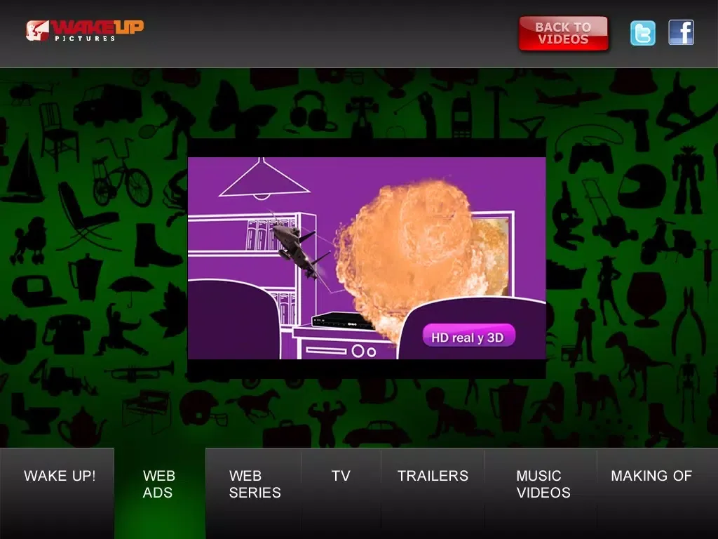 Captures d'écran de Wakeup TV iPad 
