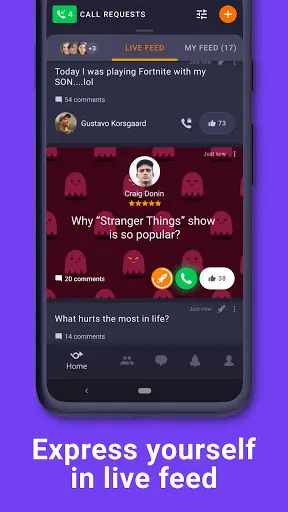 Captures d'écran de Wakie Voice Chat: Make Friends