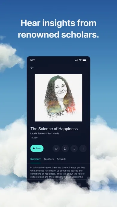 Captures d'écran de Waking Up: Meditation & Wisdom