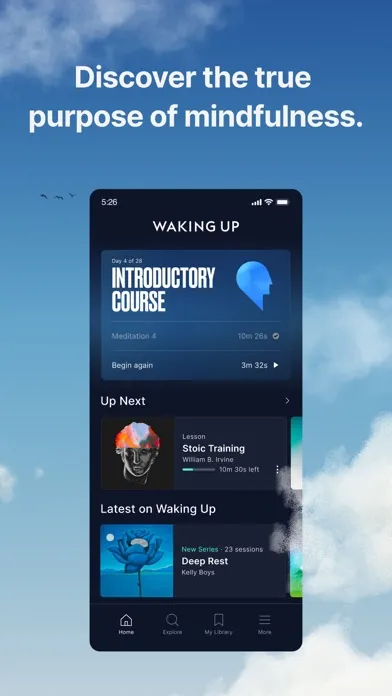 Captures d'écran de Waking Up: Meditation & Wisdom