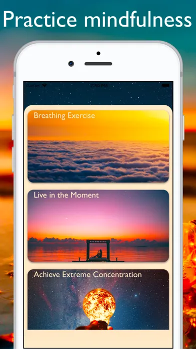 Meditations & Mindfullness سکرین شاٹس