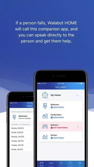 Screenshot di Walabot HOME - Fall Detection