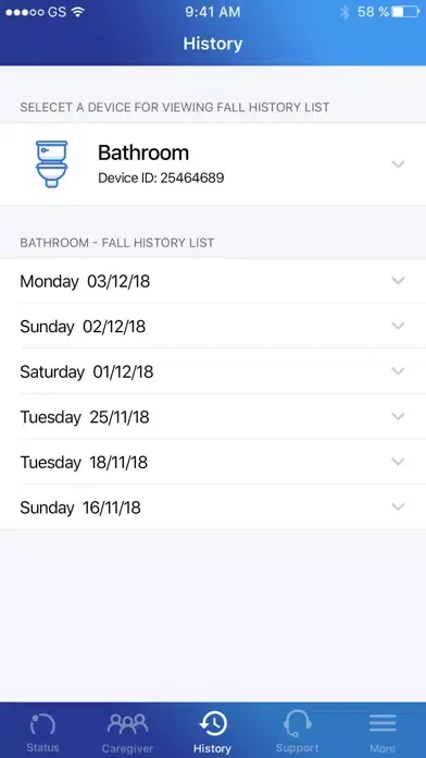 Screenshot di Walabot HOME - Fall Detection