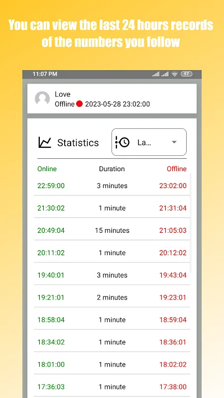 Wa LastSeen Pro: Online Track 스크린샷