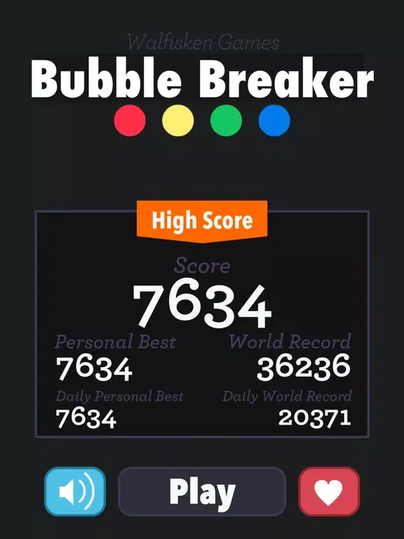 Tangkapan layar Bubble Breaker HD: Bubble Poke iPad 