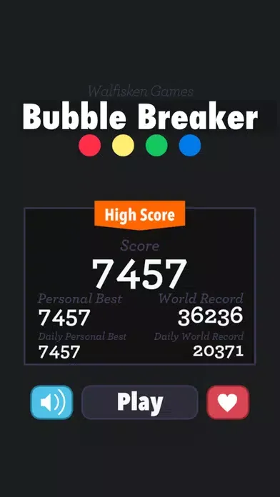 Tangkapan layar Bubble Breaker HD: Bubble Poke