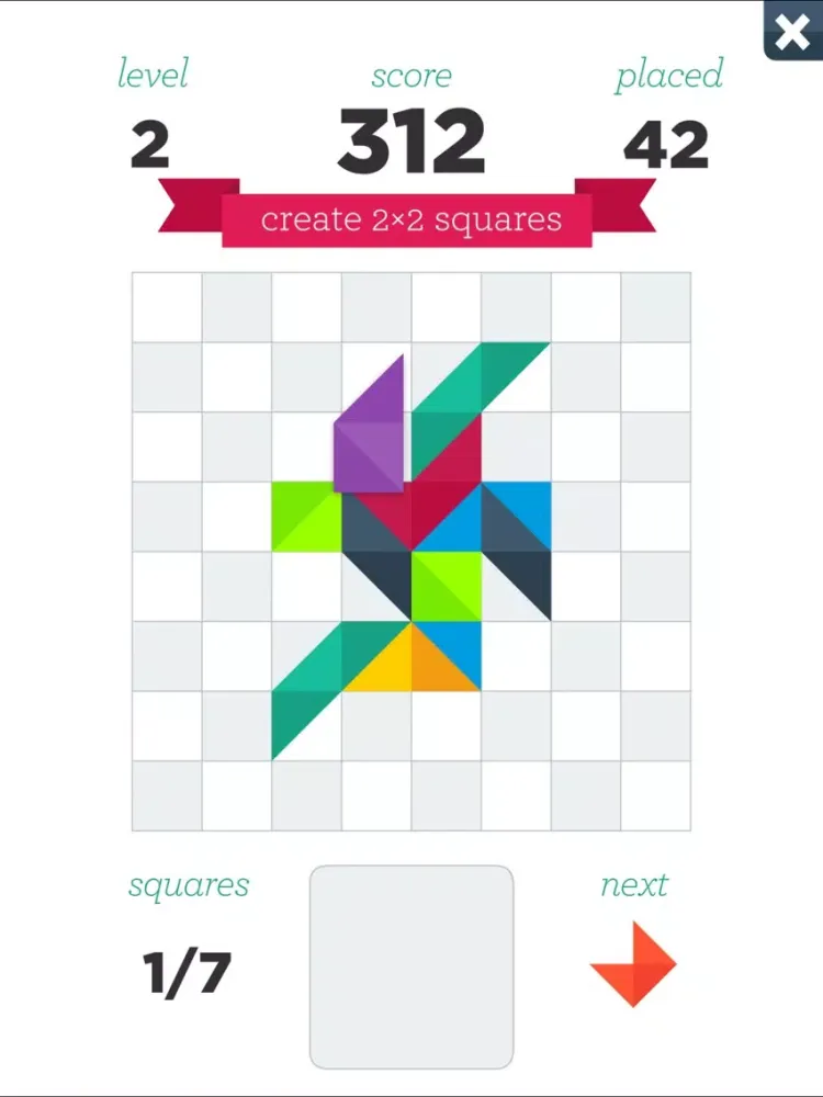 Capturas de pantalla de Squared - Tile Puzzle Game iPad 