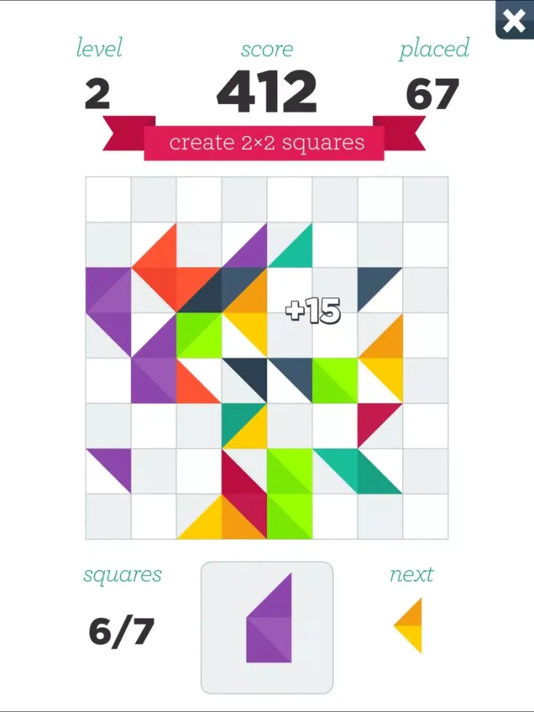 Capturas de pantalla de Squared - Tile Puzzle Game iPad 
