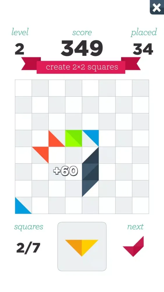 Capturas de pantalla de Squared - Tile Puzzle Game