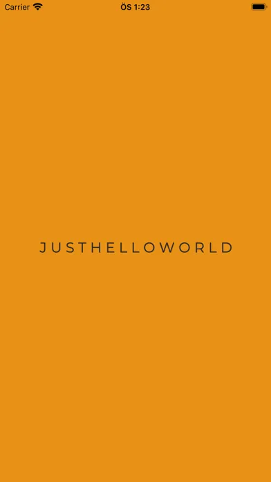 JustHelloWorld Ekran Görüntüleri