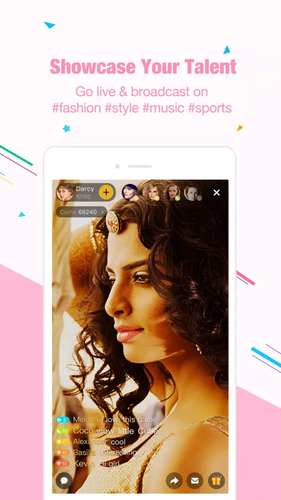 تصاویر Mi Live - Live Streaming App