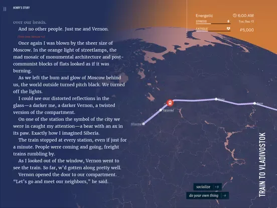 Zrzuty ekranu Wanderlust: Transsiberian iPad 