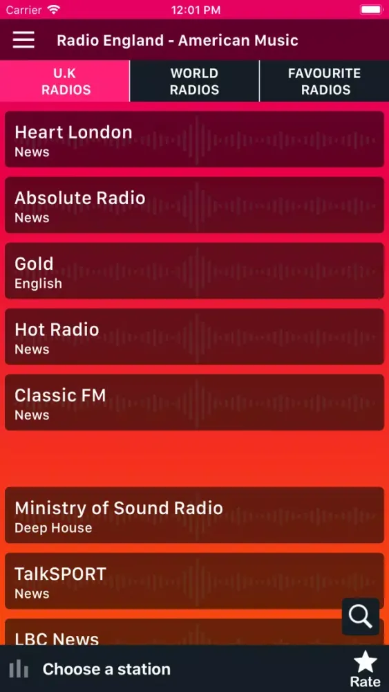 U.K FM Radios (British Radios)应用截图