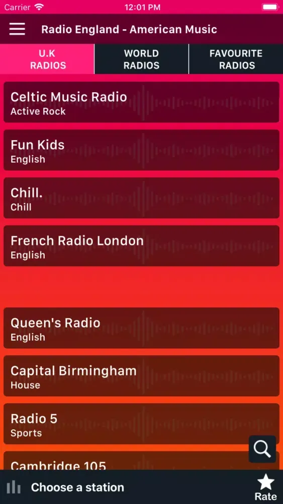U.K FM Radios (British Radios)应用截图