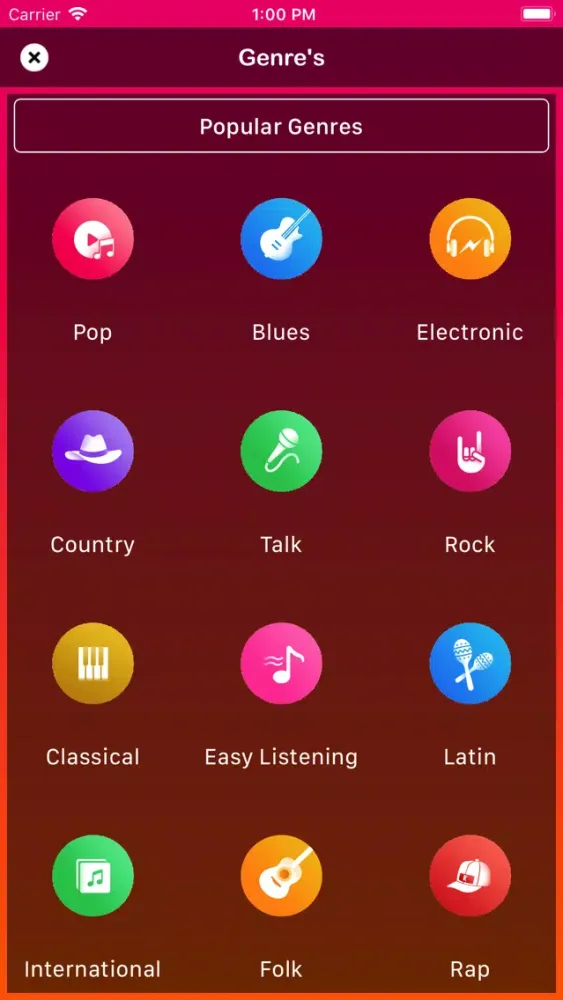 Radio USA Music News Sports FM Ekran Görüntüleri