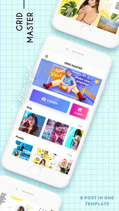Screenshot di GridArt - Photo Crop Editor