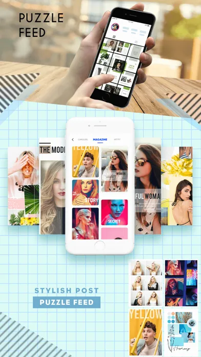Screenshot di GridArt - Photo Crop Editor