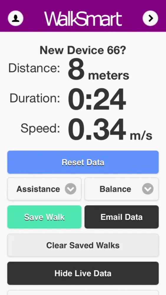 WalkSmart App Screenshots