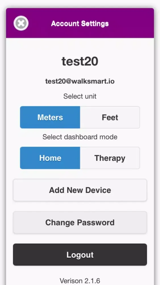 WalkSmart App Screenshots