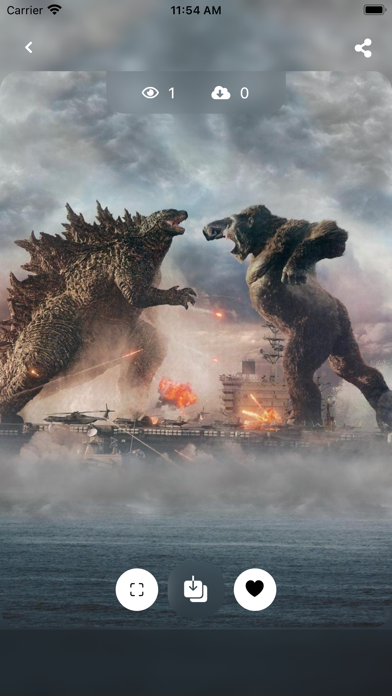Captures d'écran de HD wallpaper for Godzilla