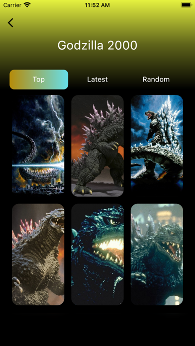 Captures d'écran de HD wallpaper for Godzilla