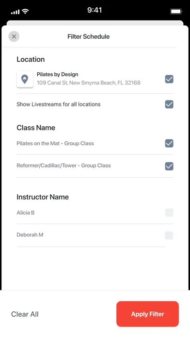 Pilates by Design Screenshots