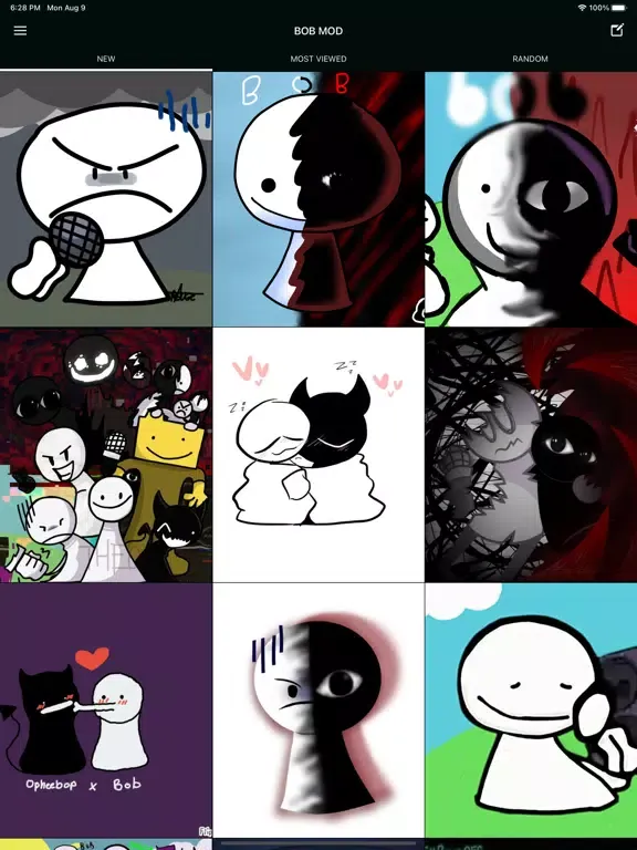 Tangkapan layar Bob Mod FNF Wallpaper iPad 