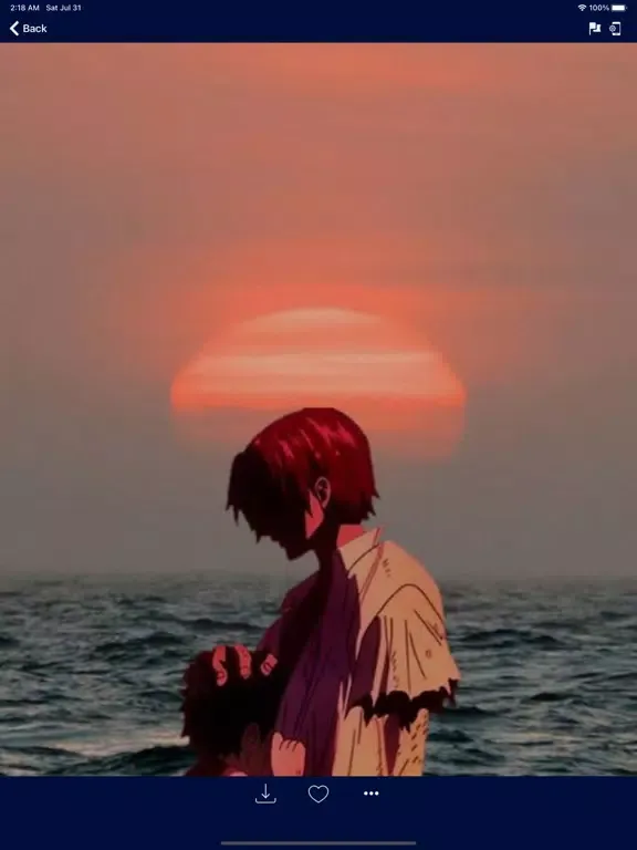 Ảnh chụp màn hình của Anime Wallpaper for Otaku iPad 