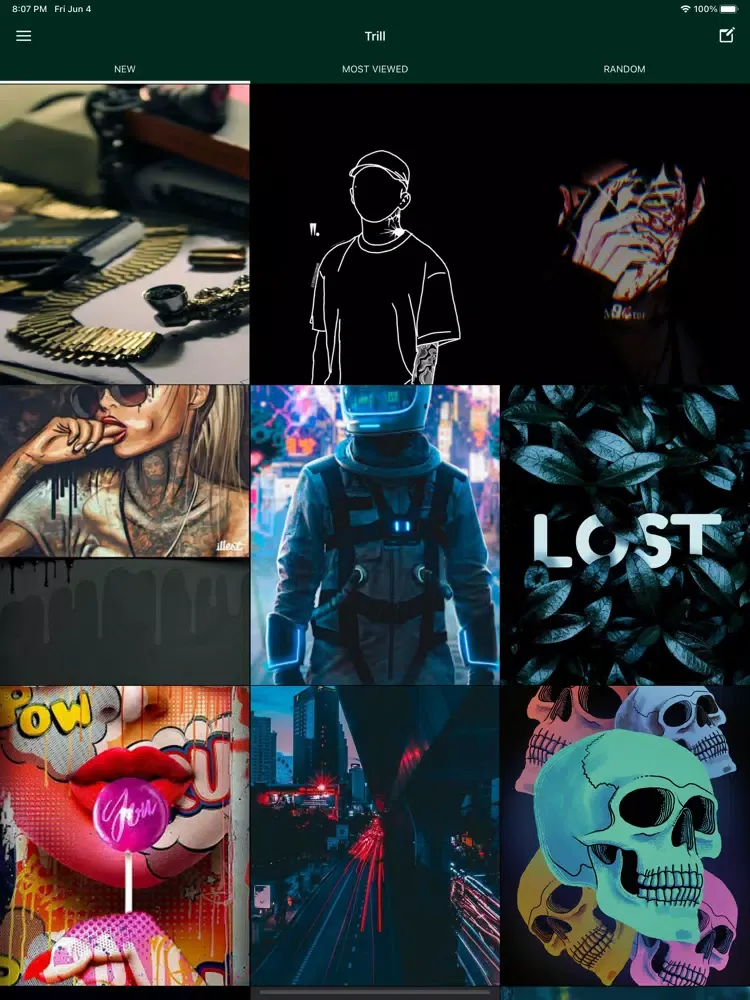 Screenshot di Trill Wallpapers HD iPad 