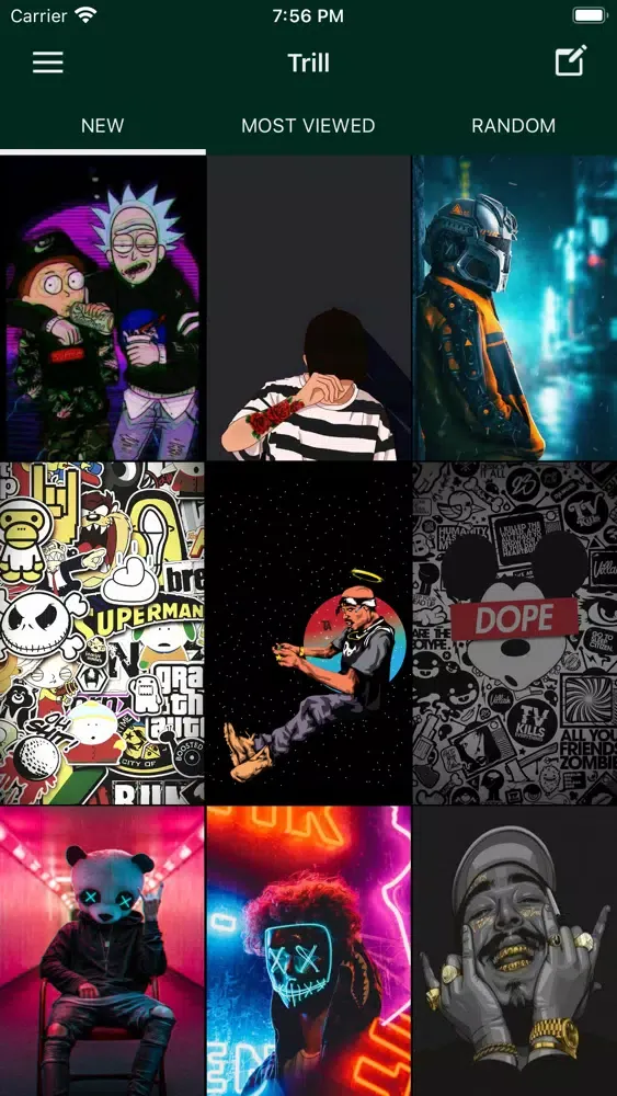 Screenshot di Trill Wallpapers HD