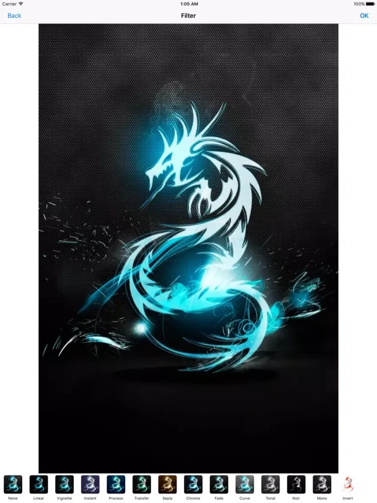 Tangkapan skrin dragon wallpapers & wallpaper editor with stickers iPad 