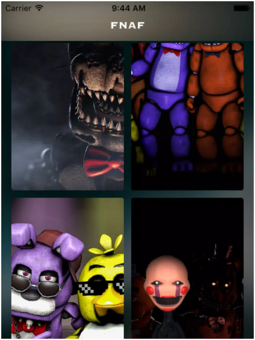 Zrzuty ekranu wallpapers for FNAF - Five Nights at Freddy filter iPad 