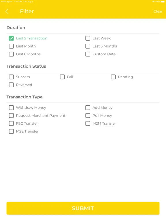 Wallet Birr Merchant iPad  Ekran Görüntüleri
