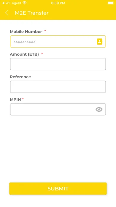 Wallet Birr Merchant Ekran Görüntüleri