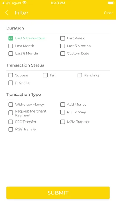 Wallet Birr Merchant Ekran Görüntüleri