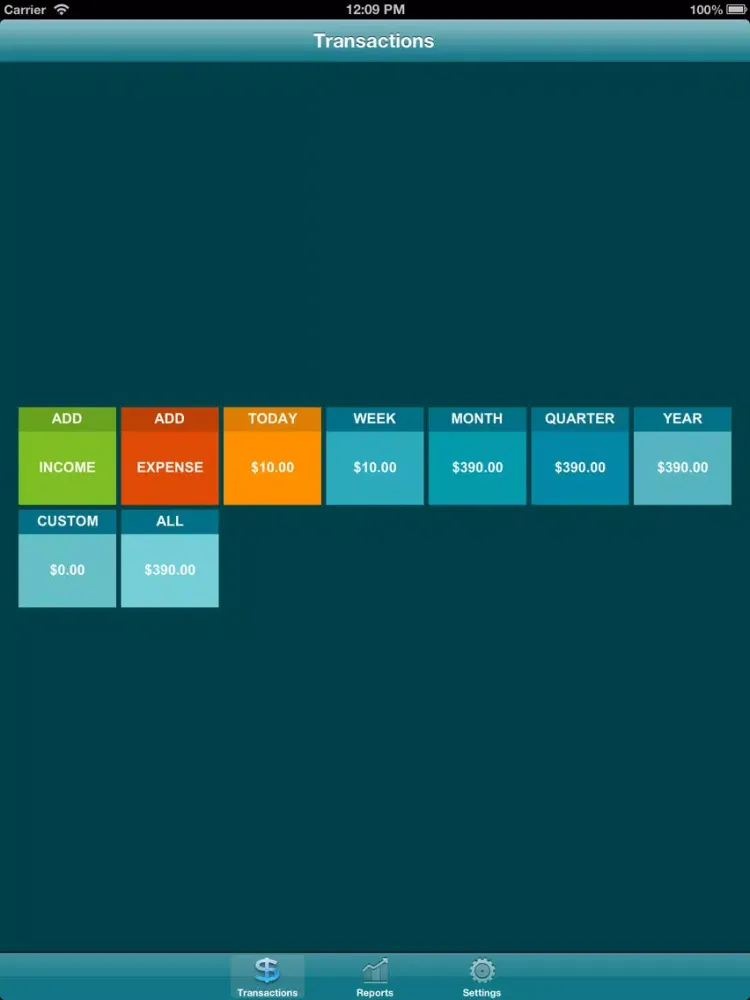 Walleterrific - Personal Income and Expenses Finance Transaction Tracking iPad  سکرین شاٹس