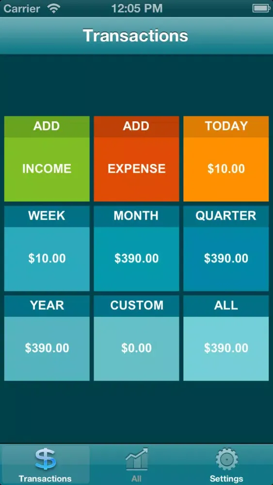 Walleterrific - Personal Income and Expenses Finance Transaction Tracking سکرین شاٹس