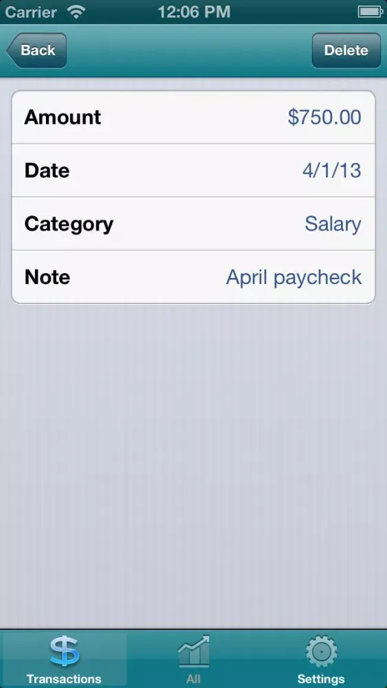 Walleterrific - Personal Income and Expenses Finance Transaction Tracking سکرین شاٹس
