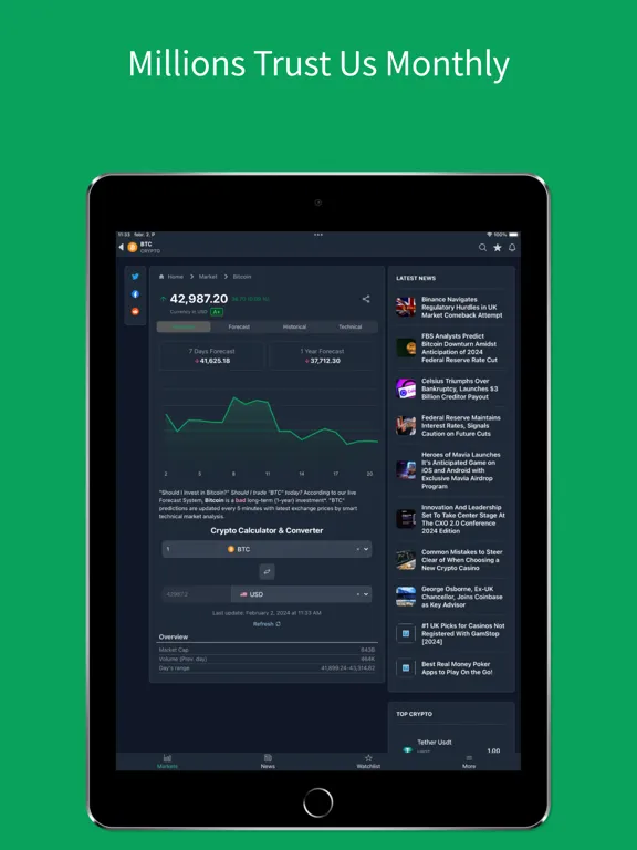 Screenshot di Walletinvestor iPad 