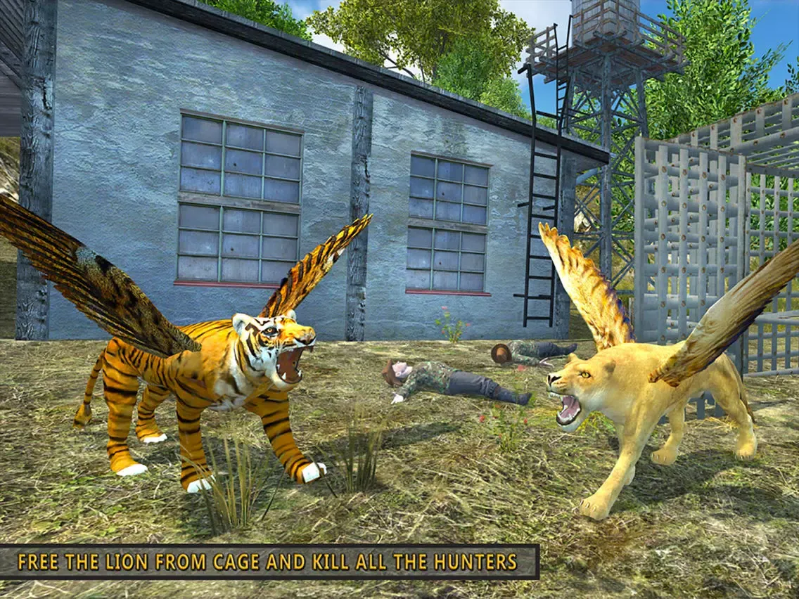 Tangkapan layar Flying Lion - Wild Simulator iPad 
