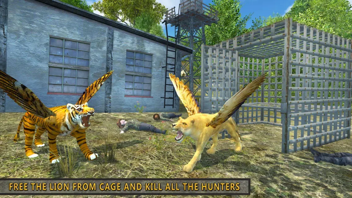 Tangkapan layar Flying Lion - Wild Simulator