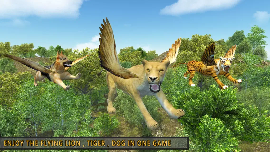 Tangkapan layar Flying Lion - Wild Simulator
