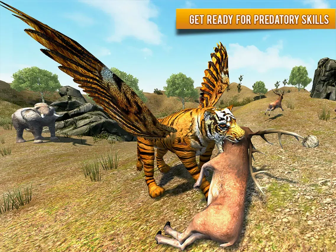 ภาพหน้าจอของ Flying Tiger - Wild Simulator iPad 