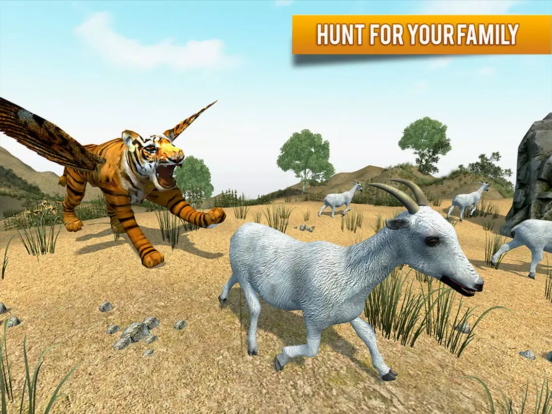 ภาพหน้าจอของ Flying Tiger - Wild Simulator iPad 