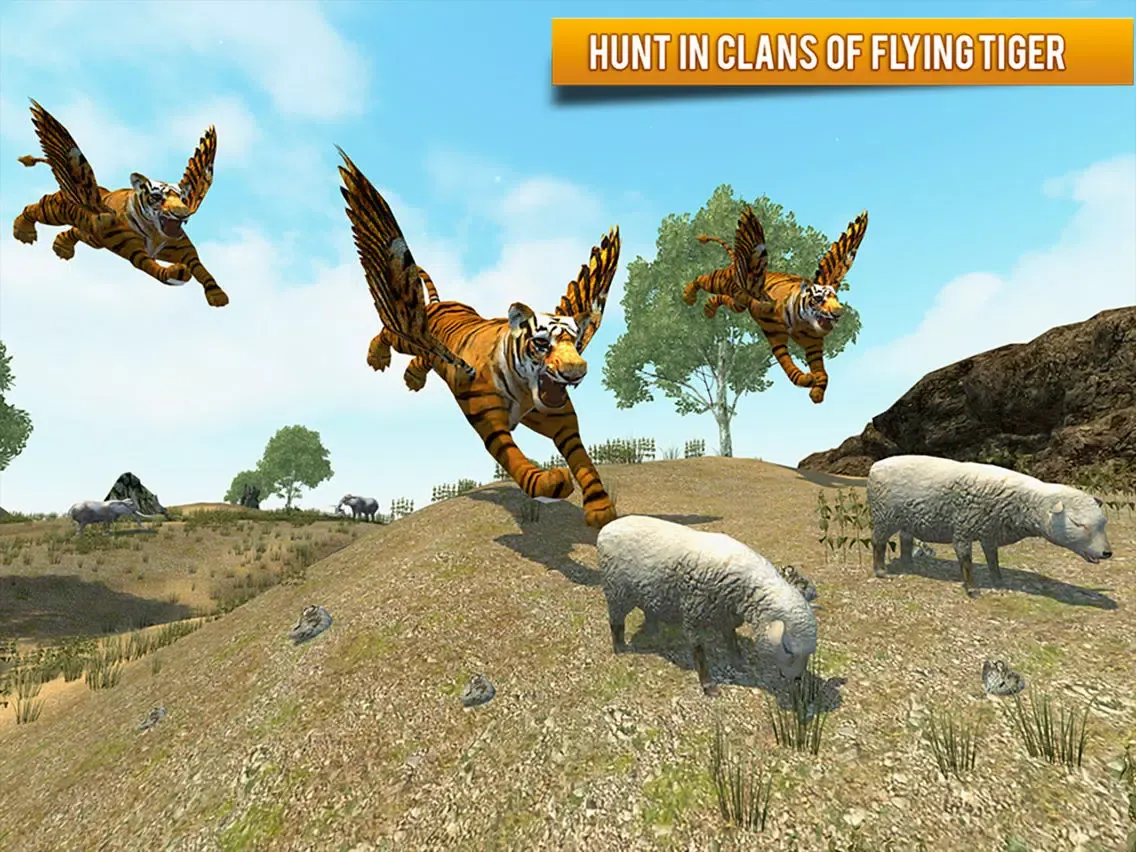 ภาพหน้าจอของ Flying Tiger - Wild Simulator iPad 