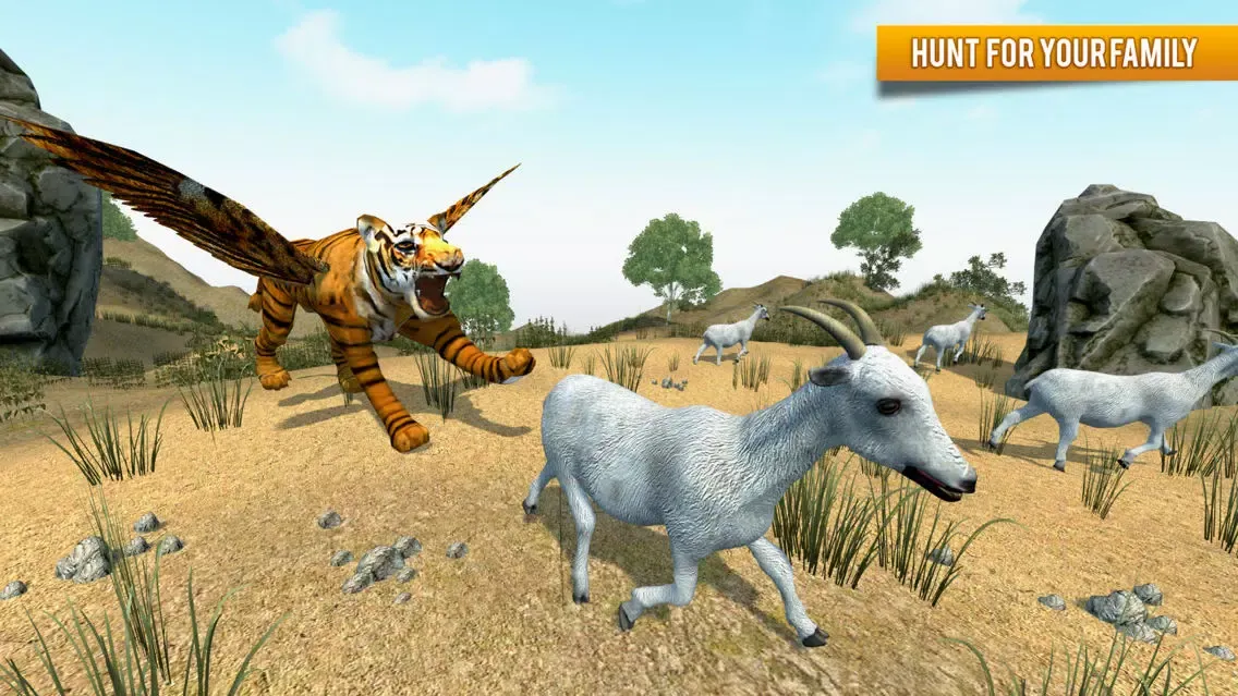 ภาพหน้าจอของ Flying Tiger - Wild Simulator