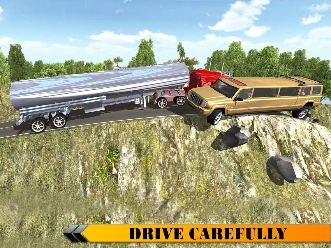 Offroad Limo Mountain Driving - Real Limo Drive iPad 應用截圖